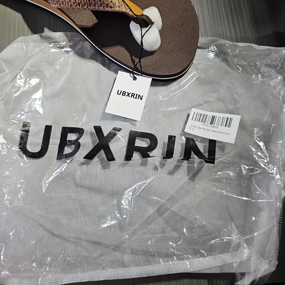UBXRIN‎ Flip Flops Size 47 (US 13) Men's Comfort Beach Thong Sandals New